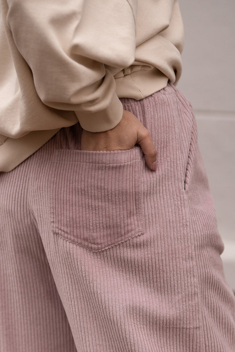 Corduroy Culotte Lilac AGNES