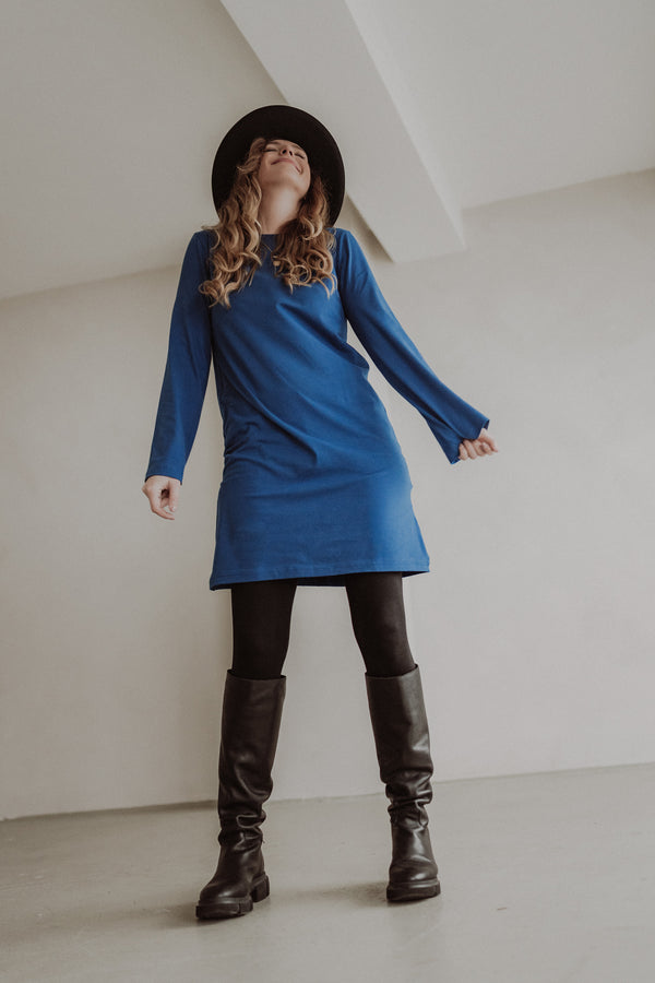 Kleid Blau LOVE