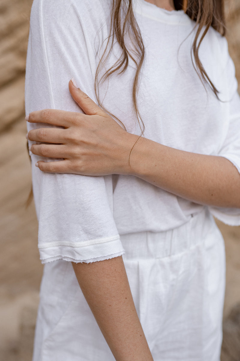 Oversized Shirt White ANGELINA