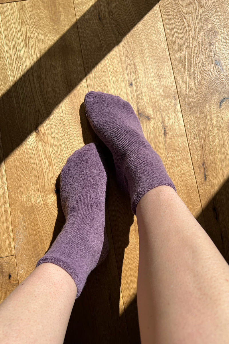 Cloud Socks Plum