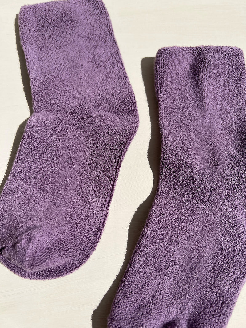 Cloud Socks Plum