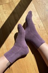Cloud Socks Plum