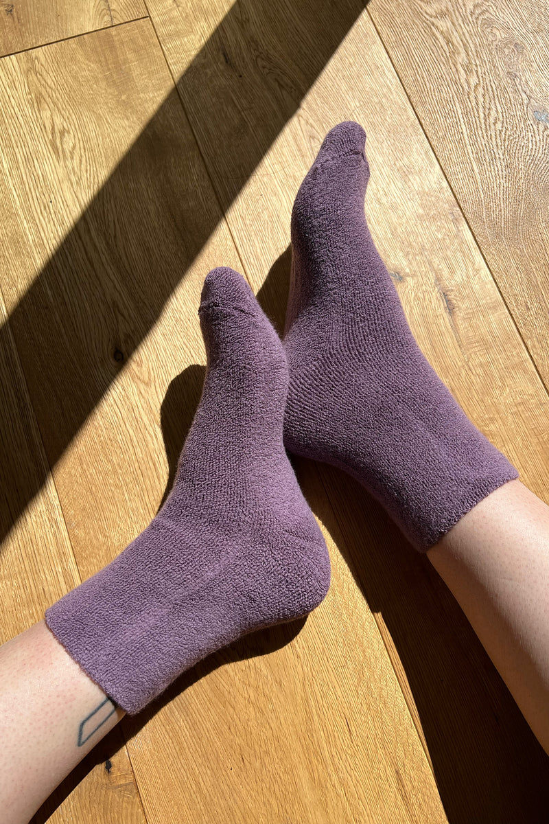 Cloud Socks Plum