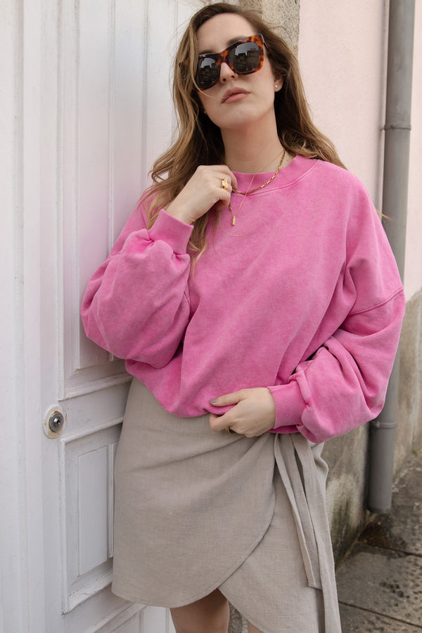 Sweater Faded-Pink  MALI