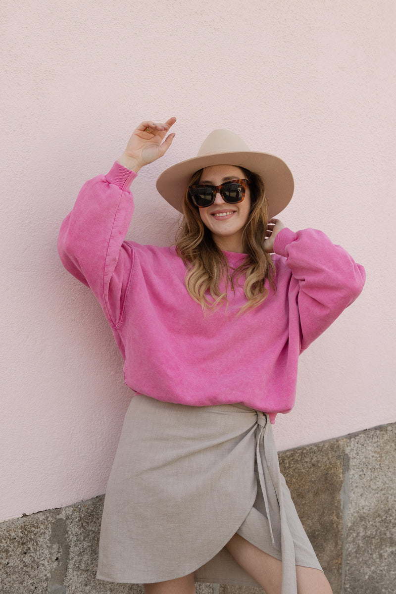 Sweater Faded-Pink  MALI