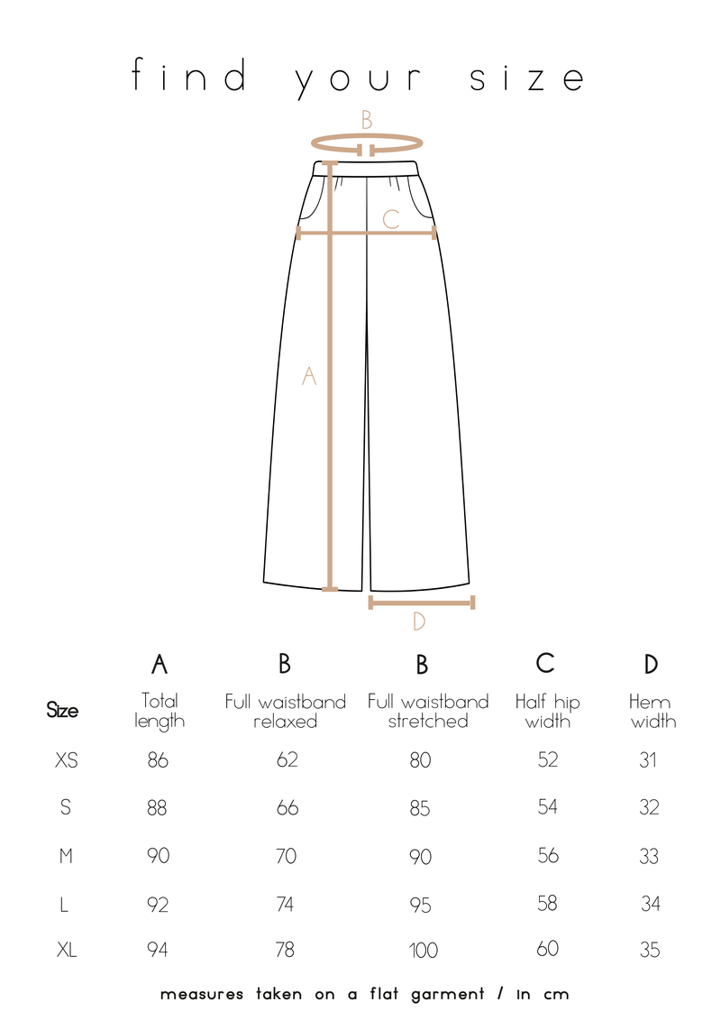 Corduroy Culottes Blue AGNES