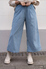 Corduroy Culottes Blue AGNES