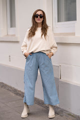 Corduroy Culottes Blue AGNES