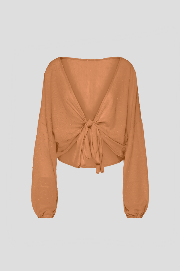 Wickelbluse Tabacco DYLON