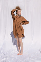 Hemdkleid Tabacco PABLO