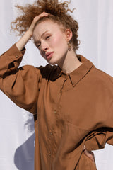 Hemdkleid Tabacco PABLO