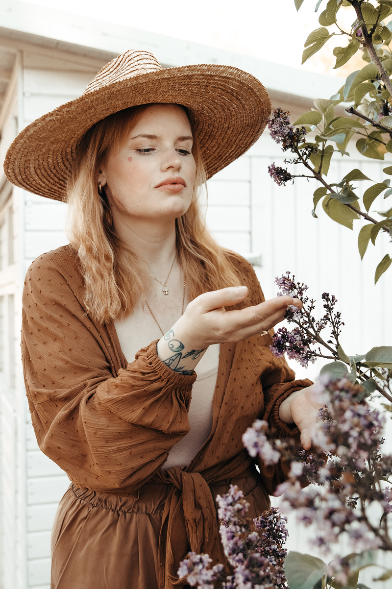 Wrap Blouse Tabacco DYLON