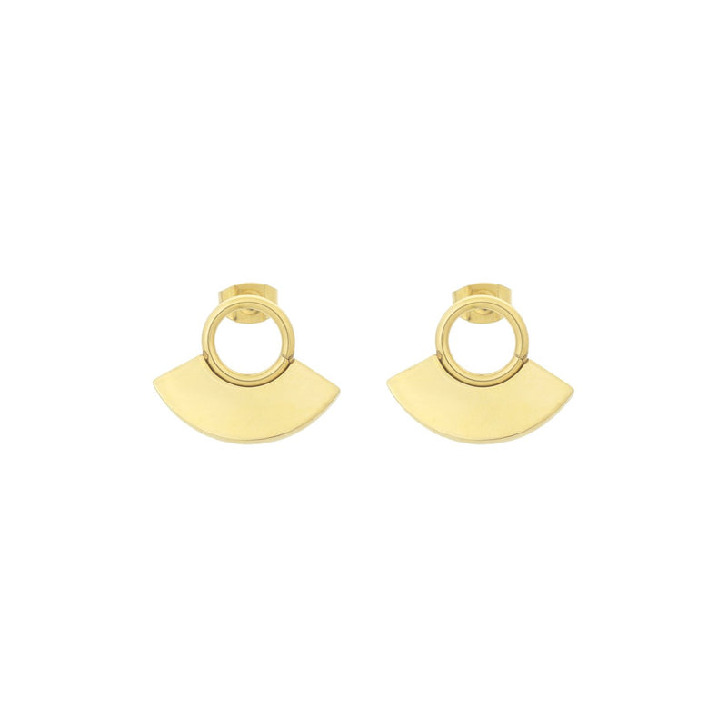 MOONSUN EARRINGS GOLD PLATED