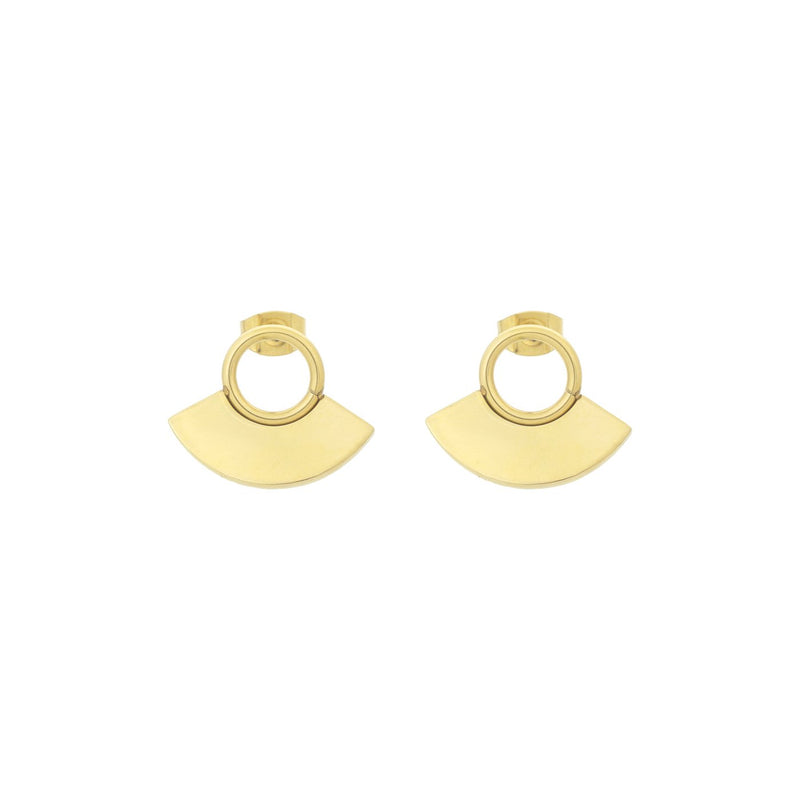 MOONSUN EARRINGS GOLD PLATED