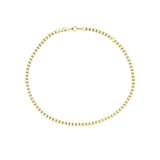 BOX CHAIN NECKLACE GOLD PLATED