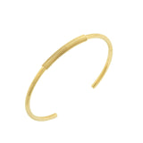 SPIRAL BRACELET GOLD PLATED