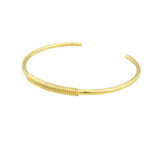 SPIRAL BRACELET GOLD PLATED