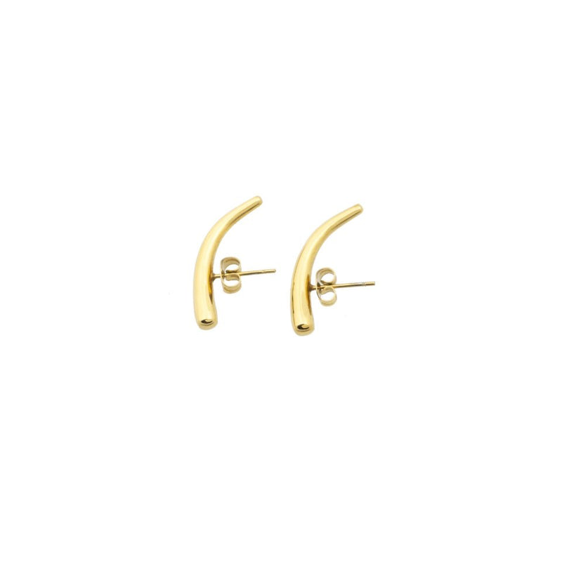 Ear studs gold GLITTER