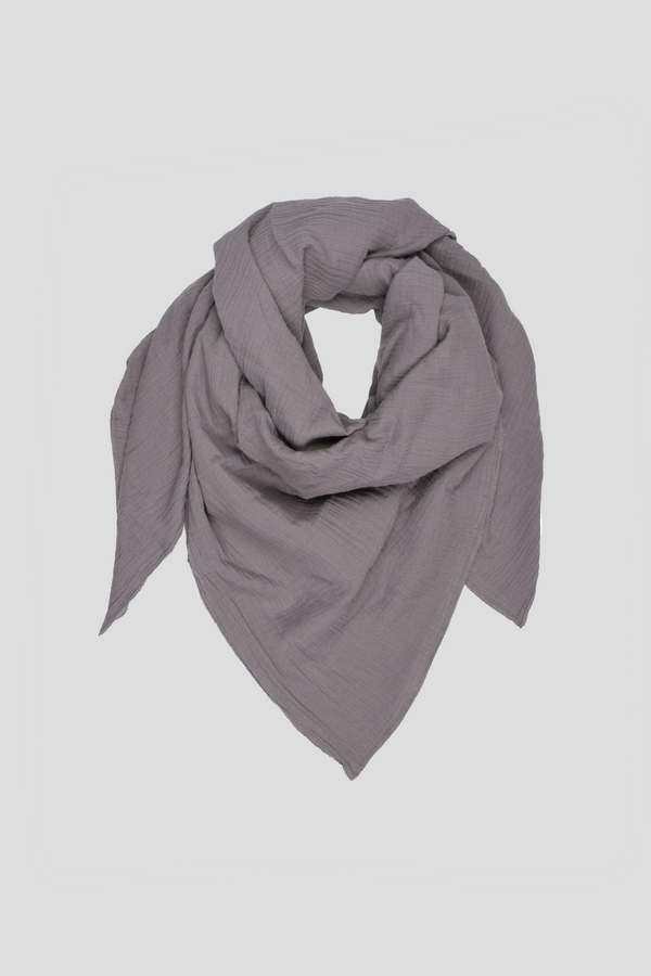 Cotton Scarf Grey